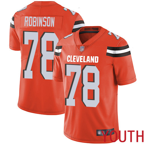 Cleveland Browns Greg Robinson Youth Orange Limited Jersey #78 NFL Football Alternate Vapor Untouchable->youth nfl jersey->Youth Jersey